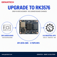 Terminal Robótico para Vehículos RK3576 SoM CM5 Alternativo, CAN Bus, Android 14, Debian 12, 16GB LPDDR5, 64GB EMMC, Industrial Edge