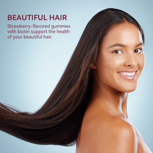 Lifeworth OEM all'ingrosso capelli capelli unghie biotina Gummies per la bellezza delle donne di crescita dei capelli natura Bounty vitamina Gummies per gli adulti - Product Image 2