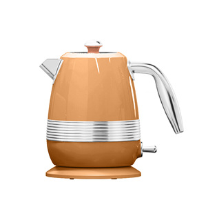 กาต้มน้ำไฟฟ้าสีขาวทอง OEM ตัวเครื่องสแตนเลส สำหรับชงกาแฟและชา - Product Image 4