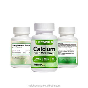 Toptan Kalsiyum ve D Vitamini Tabletleri Günlük Takviyeler Kemik Sağlığı ve Bağışıklık Desteği D Vitamini Kalsiyum Çiğnenebilir Tablet - Product Image 1