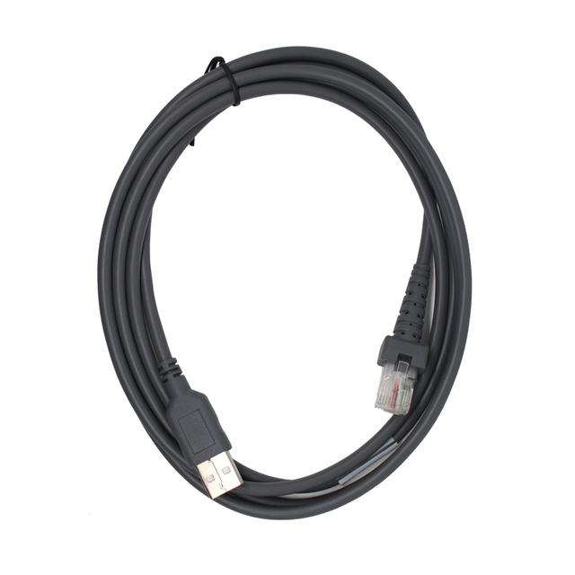 100pcs a Pack 9FT USB Cable for LS2208 LS4208 DS6708 USB 3 Meter Cable Barcode Scanner USB Type a
