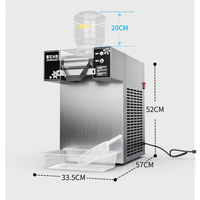 Vente chaude Bingsu rasé Machine électrique cône de neige rasoir à glace fabricant rasé flocon de neige Machine à glace