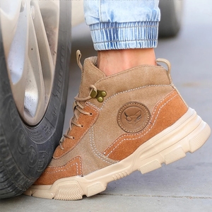2020 scarpe da lavoro saldatura elettrica scarpe di sicurezza uomini punta in acciaio scarpe stivali a prova di puntura donne costruzione lavoro stivali - Product Image 4