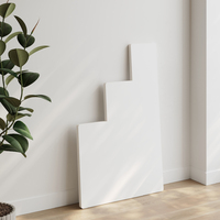 Étagère de présentation modulaire en papier kraft nid d'abeille rétractable de luxe, style Art Déco, cloison murale pour boutiques, espaces commerciaux, rangement