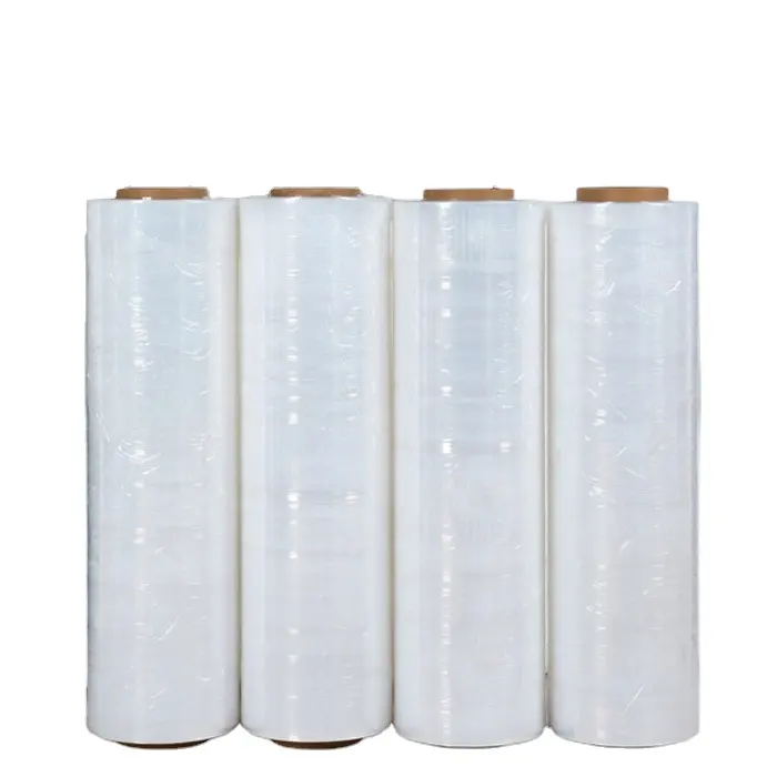 Clear Transparent LLDPE Stretch Film Customize Net Weight Wrapping Film with nice price