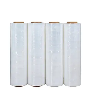 Clear Transparent LLDPE Stretch Film Customize Net Weight Wrapping Film with nice price