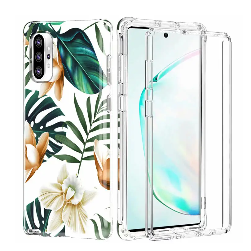 For Samsung Galaxy Note 10 Plus Case Newest Design Soft TPU Hard Plastic Protective Cover Phone Case For Galaxy Note10 Plus