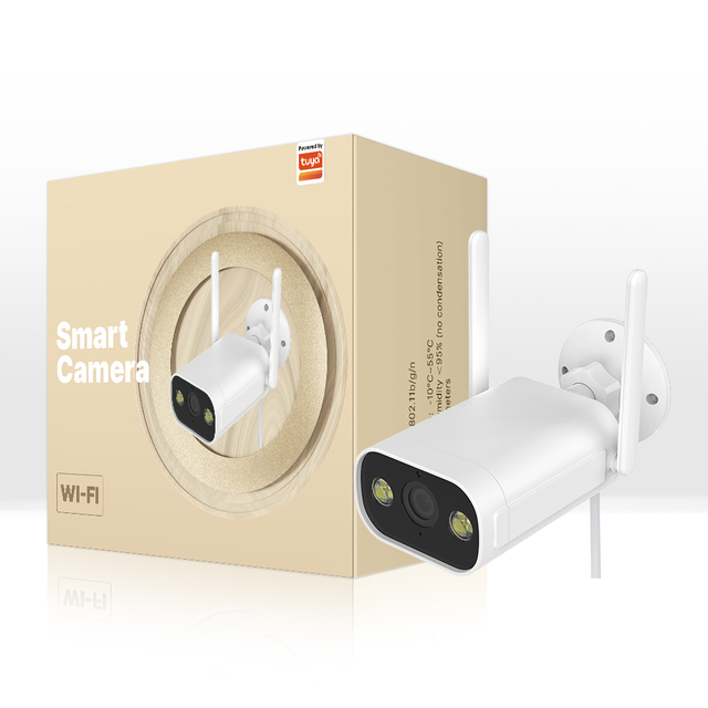 MOES WiFi  Smart Outdoor Camera HD 3MP Sound Motion Detection Color Night Vision Two-Way Audio Security Monitor