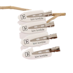 Venta al por Mayor de Pinzas para el Cabello YANE de Metal y Acrílico de 6 cm, Doradas, Sin Pliegues, para Mujer - Product Image 1