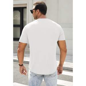 Camisetas deportivas personalizadas para hombre, camisetas Henley con cuello redondo y botones delanteros de palangre - Product Image 1