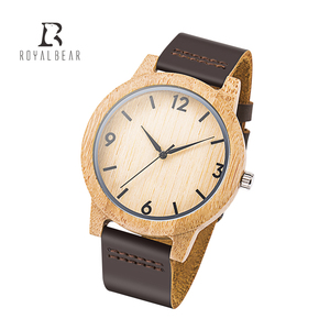 Nouvelle montre en bois gravée naturelle personnalisée OEM, montres en bois pour hommes, étanches - Product Image 6