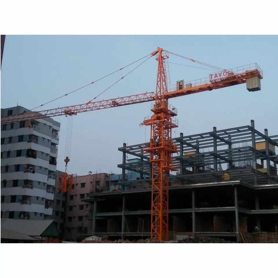 Construção topkit torre guindaste da china