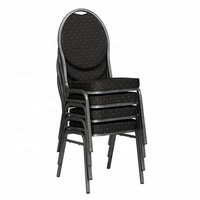 Chaises de mariage empilables modernes en acier inoxydable durable pour la réception (vente en gros)