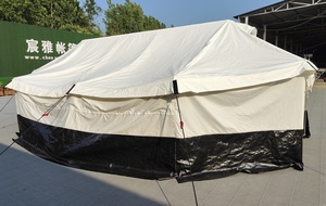 Union <strong>Refugee</strong> OEM Factory Supply Canvas 12 Person Disaster Family Emergency <strong>Tent</strong> for Outdoor Shelter Relief Palatka - Product Image 3