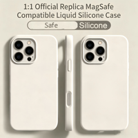 Coque de téléphone à chargement magnétique liquide pour iPhone 17 Pro Max, protection intégrale en silicone antichoc pour iPhone 16/14