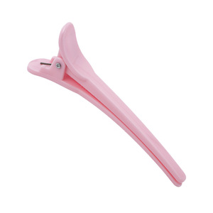 Pinzas de plástico para el cabello de 12 cm, pinzas multifuncionales de colores para uso diario, color rosa, blanco, verde, color sólido - Product Image 2