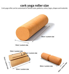 Individuelle Logo Naturkork Massagerolle Unregelmäßig Geformte Yoga Erdnussrolle Eigenmarke - Product Image 2