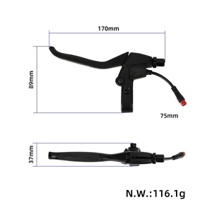Palanca de Freno Derecha para Patinete Eléctrico Kukirin G2 Pro G2 Max, Repuesto de Maneta de Freno Derecha Kukirin G2 Pro G2 Max - Product Image 2