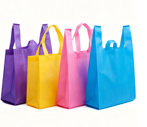 Bolsa de Cintura Personalizada al por Mayor con Logotipo Impreso, Bolsa de Compras Reciclable, Bolsa Publicitaria para Supermercados - Product Image 2