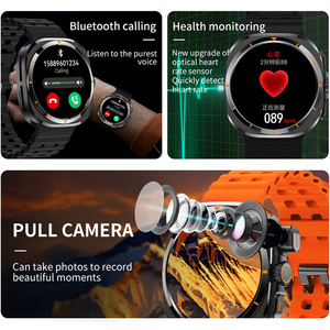 Montre connectée unisexe de haute qualité avec écran rond complet, caméra, longue autonomie, carte SIM, sport électronique, montre intelligente 2026 - Product Image 2