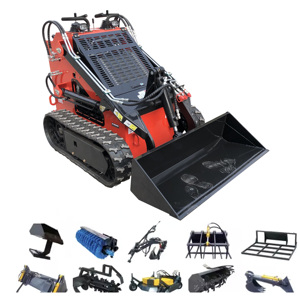 Free Shipping <strong>Mini</strong> <strong>Skid</strong> <strong>Steer</strong> <strong>Loader</strong> 380kg 460kg Crawler Small <strong>Skid</strong> <strong>Steer</strong> <strong>Mini</strong> <strong>Loader</strong> With Bucket - Product Image 1