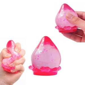 2026 New Glitter Water Drop Maltose <b>Squishy</b> Toy TPR Slow Rebound Stress Relief Decompression Gift - Product Image 4