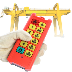 Reliable PA66 and High-quality Fiber 8 Buttons Single Speed Electric Hoist Industrial Radio <b>Remote</b> <b>Control</b> - Product Image 2