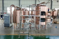 Micro-brasserie 400L 4HL, système de brassage à trois cuves et deux réservoirs en acier inoxydable, cuve sous pression, pour usage industriel, restaurant et commercial