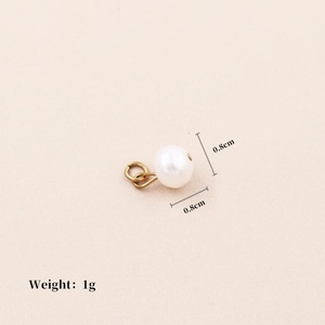 Simple Strong Light Baroque Freshwater Pearl <b>Shell</b> Handmade Free Assembly DIY Accessories - Product Image 6