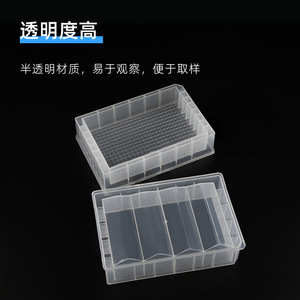 Tanque de Carga de Muestras de Plástico de 8/12 Canales, Tanque de Reactivos de 96/384 Pocillos, Resistente a Ácidos, Álcalis y Altas Temperaturas - Product Image 1