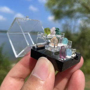 Boîte de spécimens de cristal de quartz naturel mélangé en gros |   Collection de pierres précieuses brutes écologiques |   Cadeau de Noël pour femme - Product Image 4