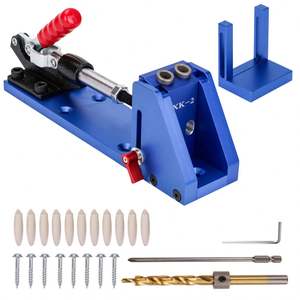 ANDUUK W-108 Alat Pencari Lubang Miring untuk Pertukangan Kayu, Alat Pencetak Lubang Pertukangan Kayu, Alat Pencari Lubang Manual, Klip Pengikat yang Dapat Disesuaikan - Product Image 6