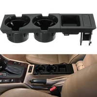 Noir et En Fiber De Carbone Coin boîte Console Seat51168217957/51168217953 Pour BMW 3 Série E46 06-19 porte-Gobelet et Coin boîte Console