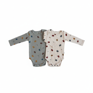Conjunto de Ropa Interior de Algodón Suave para Bebés, Unisex, Estilo Robot Coreano, Marca JUJU Club, para Verano, Uso en Interiores, para Recién Nacidos - Product Image 2