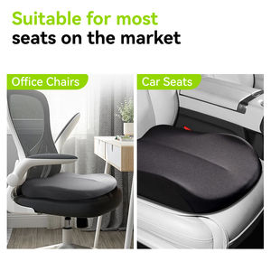 Coussin de siège <span class=keywords><strong>rehausseur</strong></span> de voiture en mousse à mémoire de forme pour adulte <span class=keywords><strong>rehausseur</strong></span> de hauteur pour <span class=keywords><strong>conducteur</strong></span> pour voiture, bureau et maison coussin de siège de chaise - Product Image 4