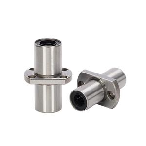 Rodamiento lineal de bolas con brida, montaje cuadrado central de 4 orificios, sellado con limpiador, eje de manga larga de 8 mm, 40 mm, industrial OEM - Product Image 1