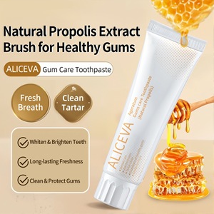 Dentifrice Aliceva à l'extrait de <span class=keywords><strong>propolis</strong></span> pour les soins des gencives, haleine fraîche, nettoyage du tartre, blanchiment des dents, soins bucco-dentaires - Product Image 1