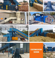 Presse à balles hydraulique horizontale |   Porte à ouverture latérale |   Pour le recyclage des déchets de papier, de carton, de plastique et de textiles