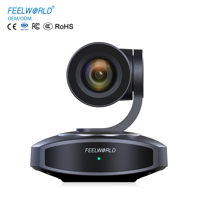 FEELWORLD 4K10X 4K PTZ Camera 10X Zoom AI Tracking HDMI USB POE Supported for Sports Venues Factory Wholesale