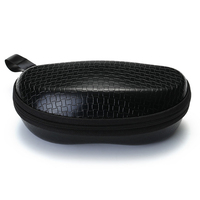 DDA19 — boîte à lunettes en cuir EVA, personnalisée, à la mode, sac de lunettes, crochet à fermeture éclair Portable, étui à motif dur Vintage
