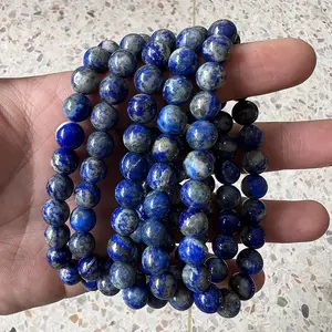 Wholesale Natural Stone Quartz Crystal Beads Bracelets 6mm 8mm 10mm Agate Beads Handmade Gemstone Bracelets for Women and Men