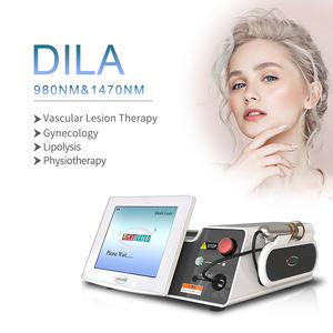 Máquina portátil de cirugía láser de diodo de 980nm + 1470nm para tratamiento de venas de <span class=keywords><strong>piernas</strong></span> tratamiento láser endovenoso de venas varicosas - Product Image 1