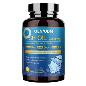 Omega-3 visolie softgel <span class=keywords><strong>capsules</strong></span> 1350mg vitamine, halal, volwassen supplement, antioxidant, gepersonaliseerde smaak, 36 maanden houdbaarheid - Product Image 1