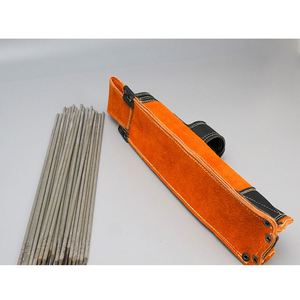 Wholesale Premium Quality Leather Welding Electrode Bag Double Tiers for Tools Promotional Offer Multi Purpose Storage Bag - Product Image 5