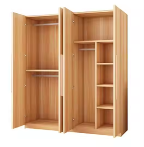 Lemari Pakaian Kayu Modern Model Convertible, Berdiri Sendiri, Besar, dengan Laci untuk Kamar Tidur, Rumah, Kantor, Ruang Tamu - Product Image 1