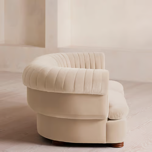 Italia sala de estar sofá de terciopelo conjunto de muebles de lujo personalizado de <span class=keywords><strong>dos</strong></span> <span class=keywords><strong>plazas</strong></span> Modular hecho a mano muebles de sofá para el hogar - Product Image 3