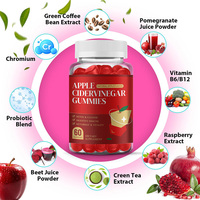 Marque distributeur OEM Gommes ACV Keto Contrôle du poids Gommes brûle-graisses Gommes au vinaigre de cidre de pomme