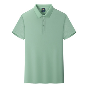 Camiseta Polo de Manga Corta, Color Sólido, Algodón, Absorbe la Humedad, Uso Diario, Ropa de Trabajo Promocional, Impresión de Logotipo Personalizado - Product Image 4