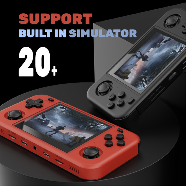 Custom O30S Handheld Game Console 3.5'' IPS Screen 640x480 5+ Hours Battery No Touch Linux RK3326 CPU 5000+ Games Bulk/OEM