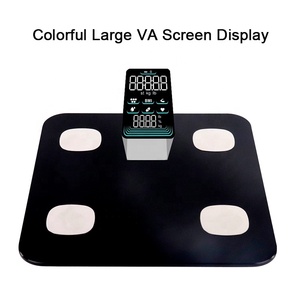 Nouveau Design grand écran LCD VA numérique <span class=keywords><strong>BMR</strong></span> balances de salle de bains application intelligente balance de graisse corporelle - Product Image 2